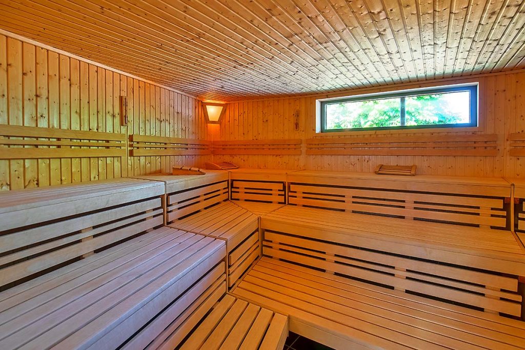 Finnische Sauna in der Cliner Quelle