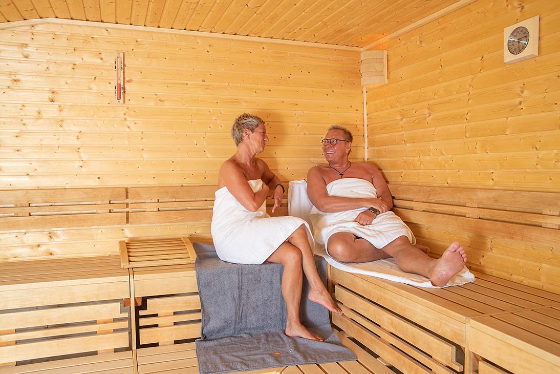 In der Sauna Cliner Quelle