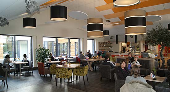 Willi's Cafè und Restaurant in der Cliner Quelle Carolinensiel